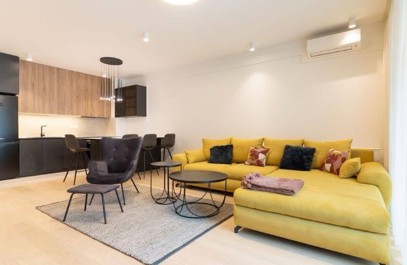 Vermietung einer möblierten 3-Zimmer-Wohnung, 75 m², Dorćol, Belgrad, Serbien